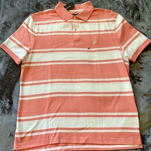 NWT Men’s striped Nautica polo, Size M